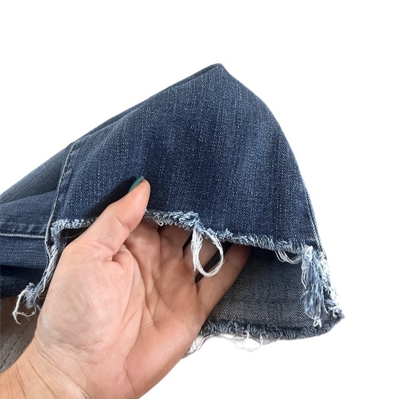 J Brand Selena Mid-rise Cropped Boot Cut Jeans With Chewed Raw Hem Size 28 - Picture 7 of 9